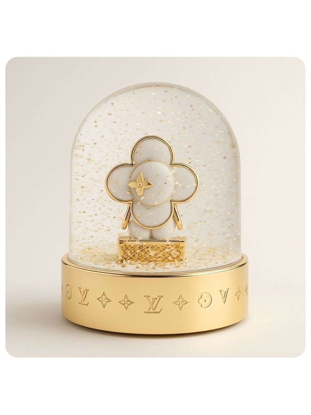 LOUIS VUITTON VIVIENNE SNOWBALL SNOW GLOBE GI0307 HOLIDAY COLLECTOR BOX - Picture 3 of 13